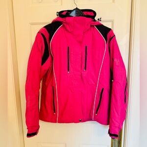 Women's Fera  Alpine Pink and Black Ski Jacket